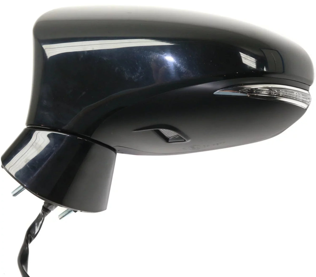 Mirror Compatible With 2014-2017 Lexus CT200h Left Driver Side Heated In-housing Signal Light Textured Ebony Kool-Vue
