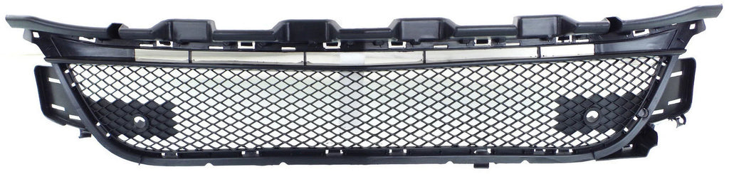 CLA250 14-16 FRONT BUMPER GRILLE, Center, Txtd, w/ Mlding Holes and Sport Ed., w/ AMG Pkg and IPAS Holes