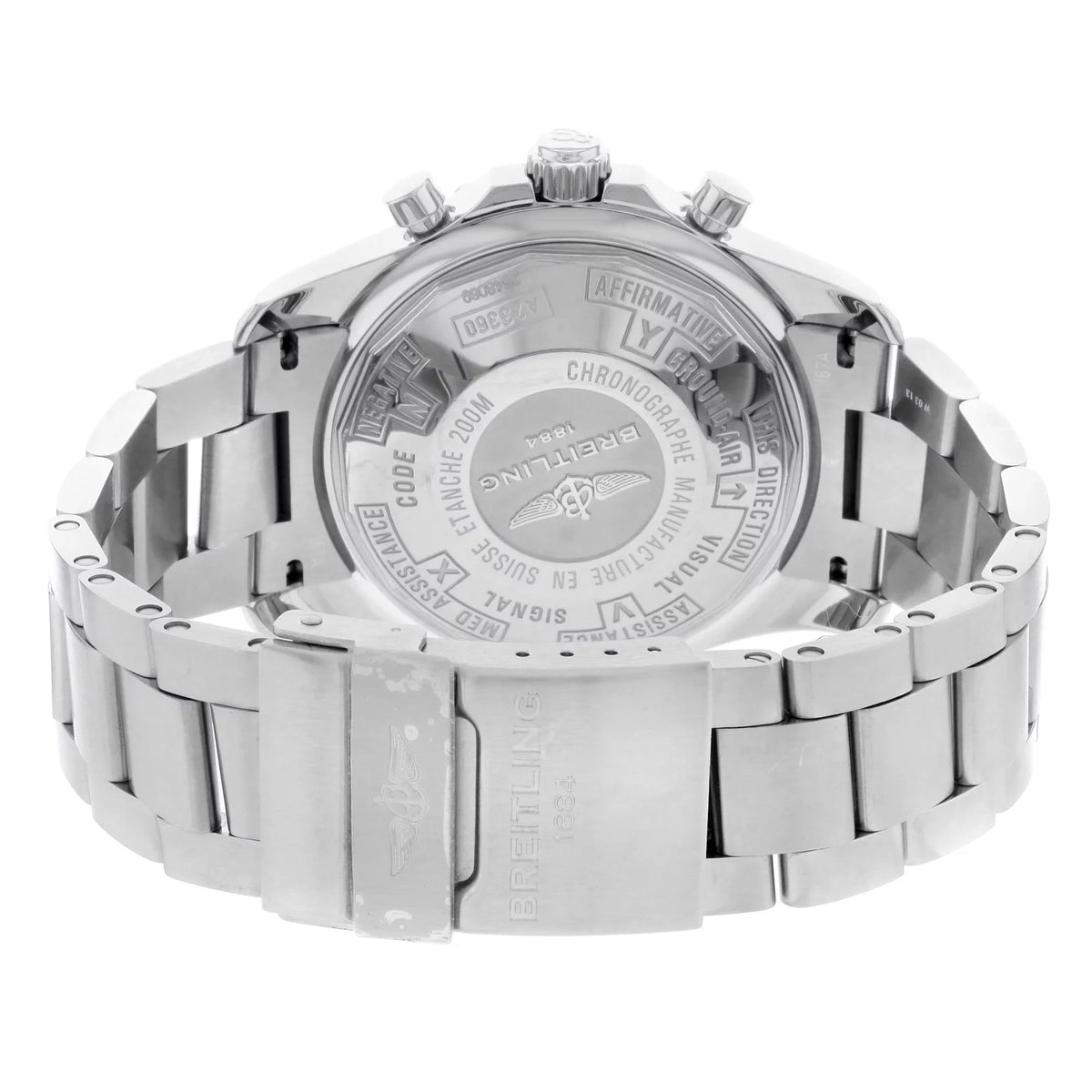 Breitling Chronospace Automatic Ebony Dial Mens Watch A2336035-BA68SS