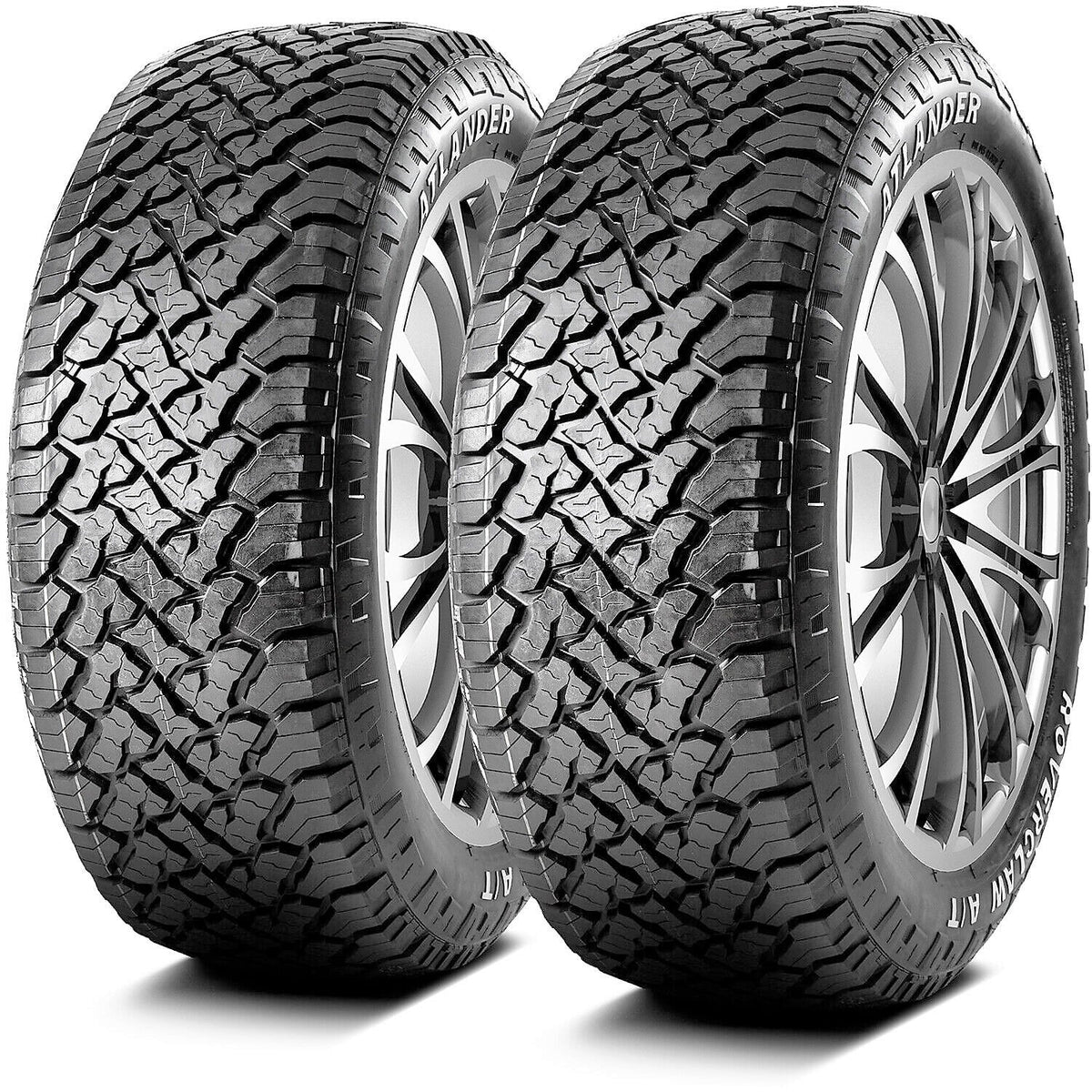 Atlander Roverclaw A/T LT 245/75R16 Load E 10 Ply AT All Terrain Tire Fits: 2015 Tacoma TRD Pro, 1995-2002 Chevrolet Tahoe LT