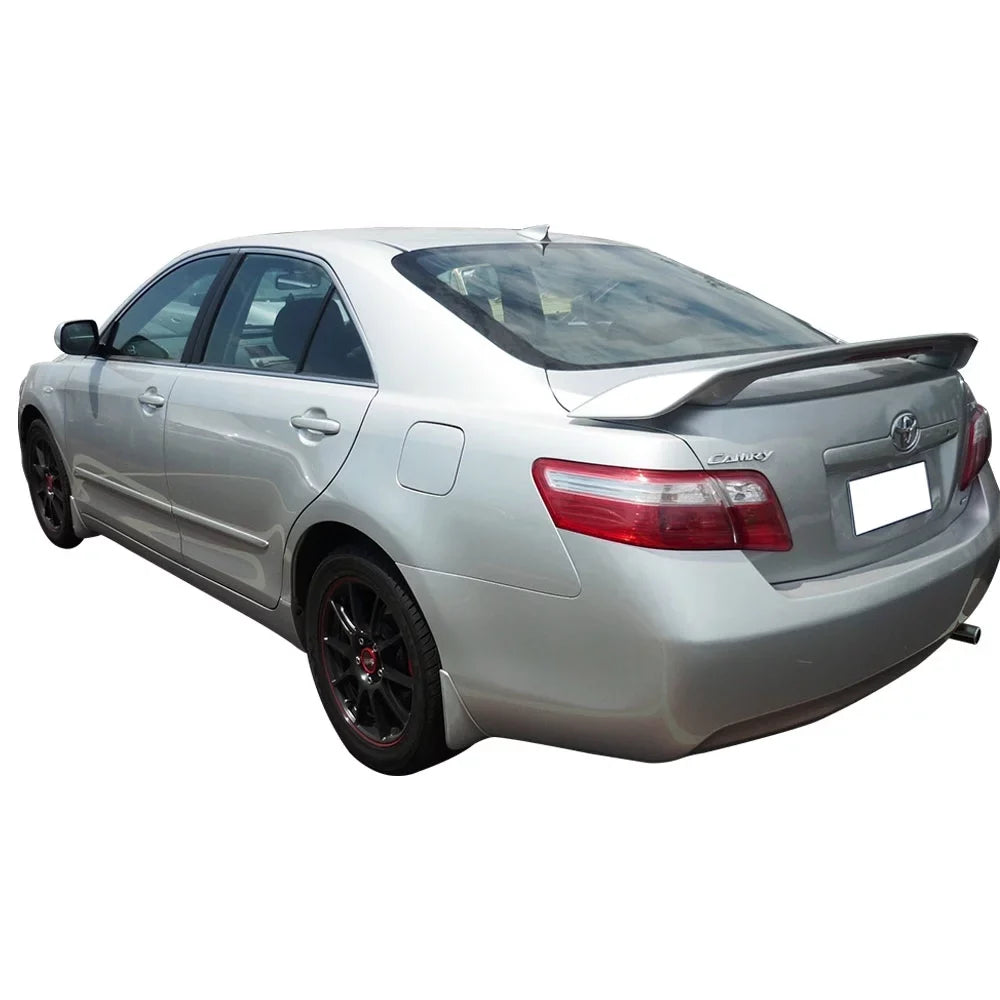 Ikon Motorsports Compatible with 07-11 Camry JDM Style Rear Trunk Spoiler Wing Matte Dark ABS Plastics 2007 2008 2009 2010 2011