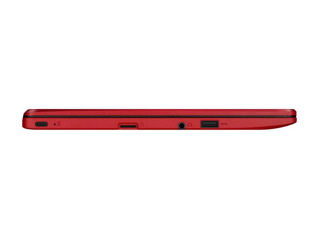 Chromebook Laptop in Red, 12, Celeron, 32GB Flash Storage, 4GB RAM, C223NA-DH02-RD
