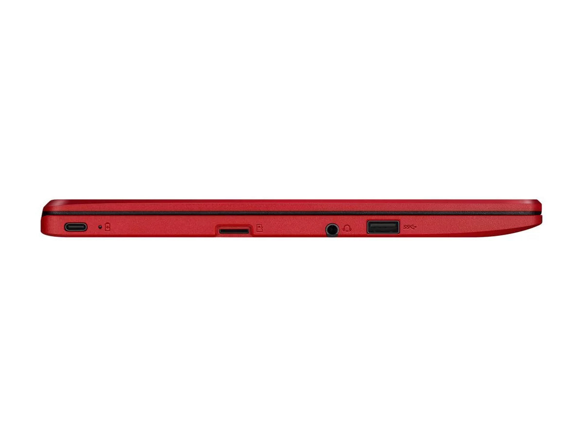 Chromebook Laptop in Red, 12, Celeron, 32GB Flash Storage, 4GB RAM, C223NA-DH02-RD