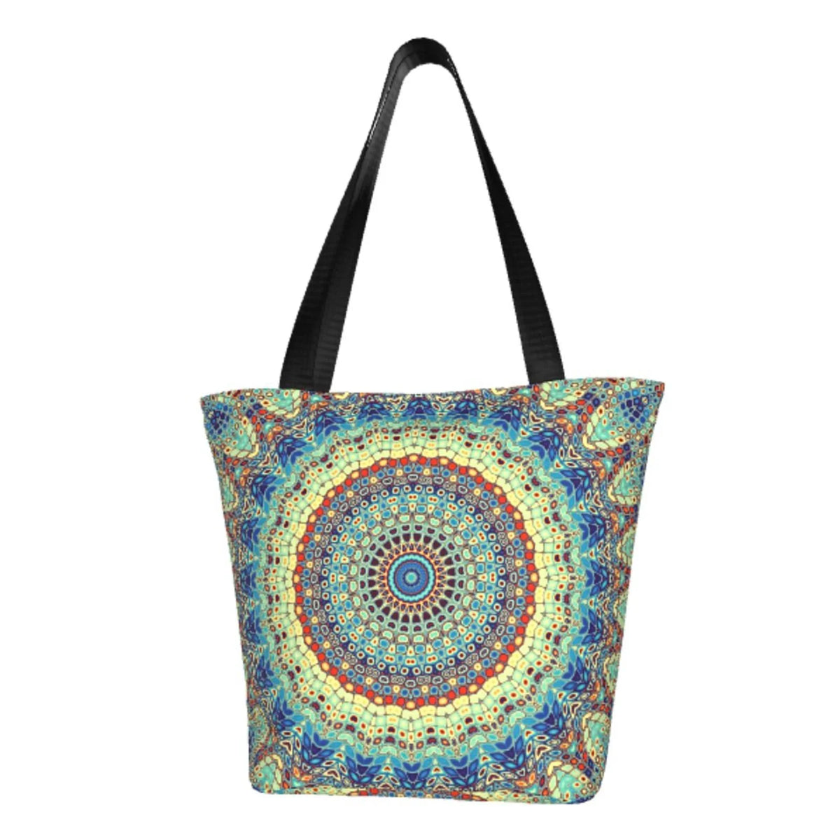 Lukts Round Mandala1 Tote Bag,Shoulder Bag Women'S Hobos Handbags Large Capacity Shopping Bag