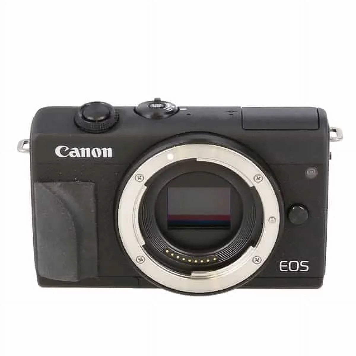 EOS M200 Mirrorless Camera Jet +11-22mm f/4-5.6 IS STM Lens +Flash +64GB- Kit