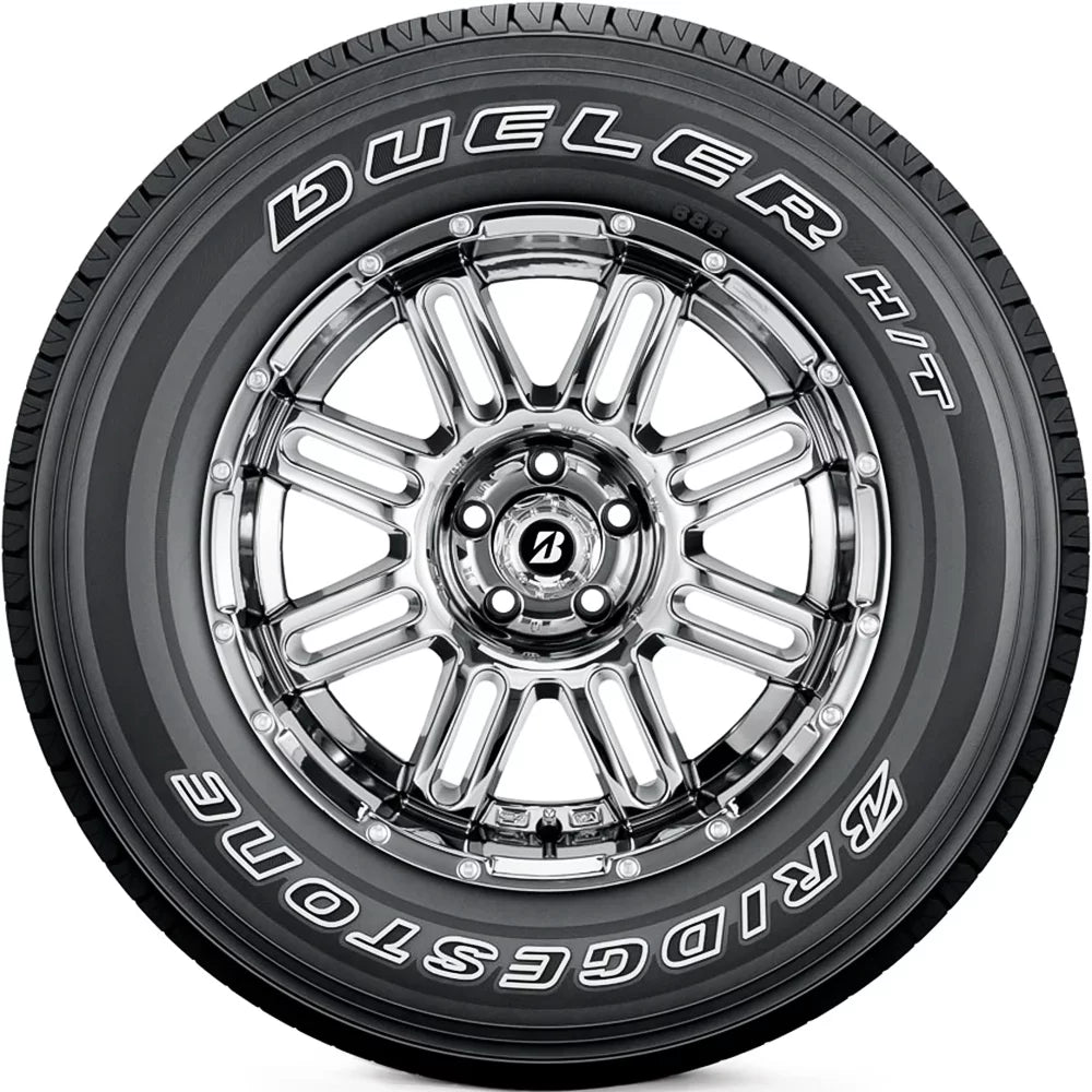 Set of 4 (FOUR) Bridgestone Dueler H/T 685 LT 265/70R18 124/121R E 10 Ply Light Truck Tires Fits: 2014-20 Chevrolet Silverado 2500 HD LTZ, 2014-15 GMC Sierra 2500 HD Denali