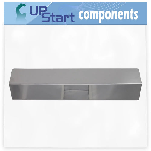 2-Pack BBQ Grill Heat Shield Plate Tent Replacement Parts for Charmglow 810-8410-F - Compatible Barbeque Stainless Steel Flame Tamer, Guard, Deflector, Flavorizer Bar, Vaporizer Bar, Burner Cover 15"