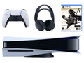 Playstation 5 Disc Version Console with Dark PULSE 3D Wireless Gaming Headset and Ghost of Tsushima Director's Cut