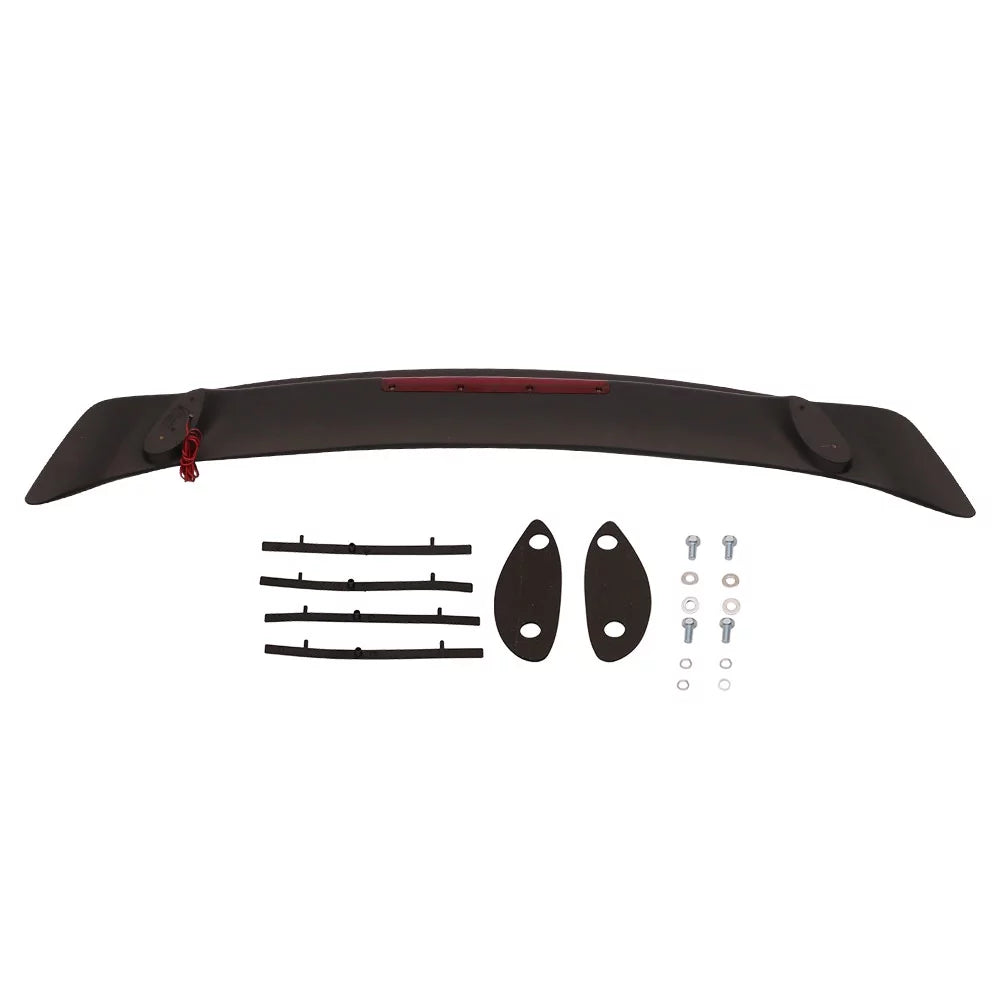 Ikon Motorsports Compatible with 07-11 Camry JDM Style Rear Trunk Spoiler Wing Matte Dark ABS Plastics 2007 2008 2009 2010 2011