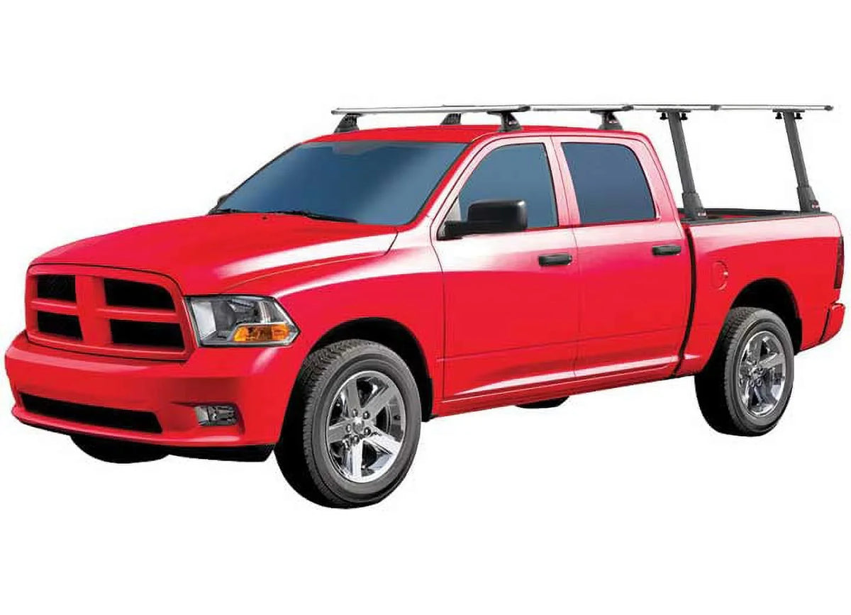 Draw-Tite 59742 Dark ALUMINUM REMOVABLE TRUCK BED RACK 400LB CAPACITY NO DRILL MOUNT