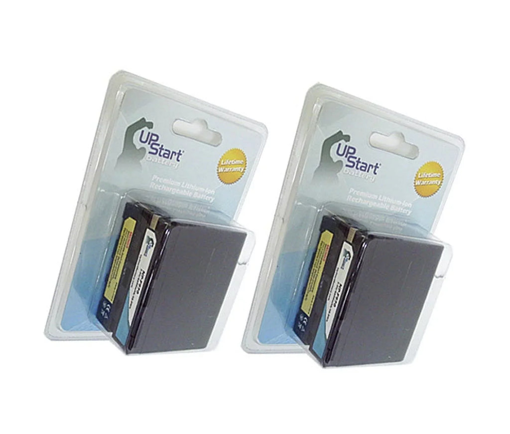 2x Pack - UpStart Battery GV-D800 Battery - High Capacity High Capacity Replacement for NP-F970 Digital Camera Battery (6600mAh, 7.4V, Lithium-Ion)