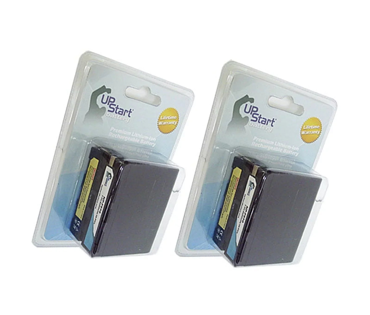 2x Pack - UpStart Battery GV-D800 Battery - High Capacity High Capacity Replacement for NP-F970 Digital Camera Battery (6600mAh, 7.4V, Lithium-Ion)