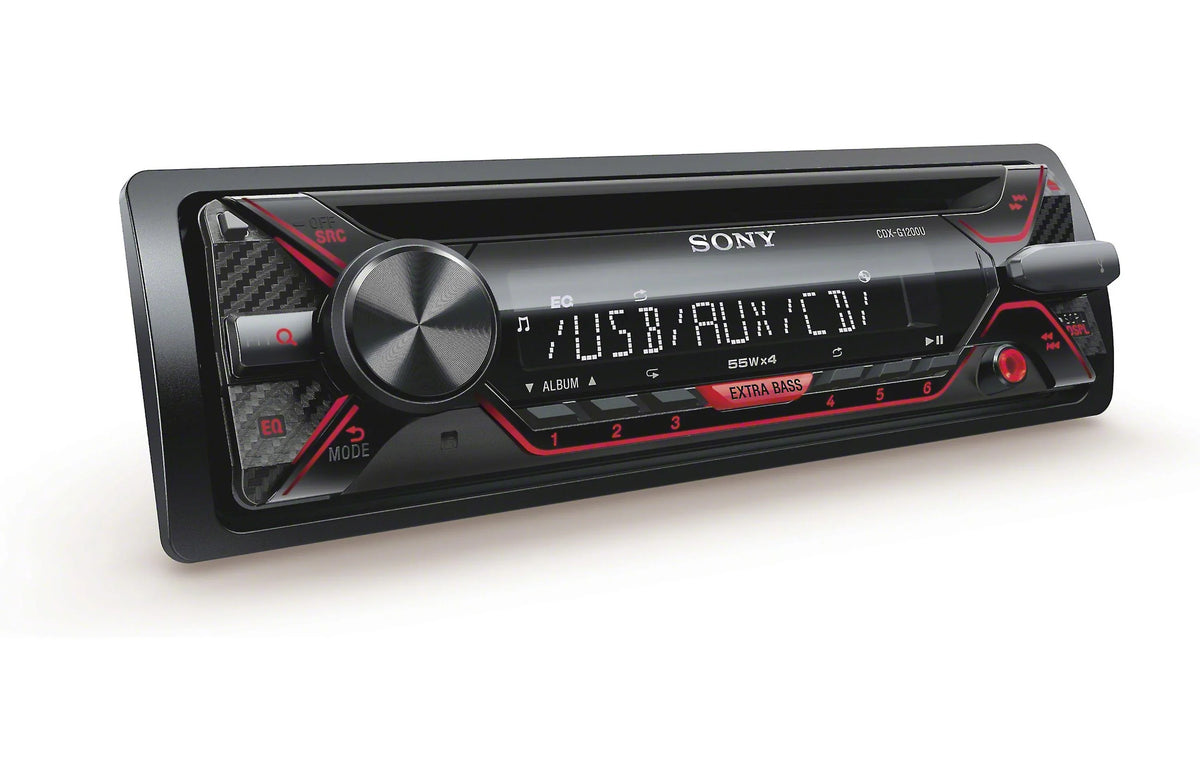 CDX-G1200U 55Wx4ch max CD Receiver with USB and Aux Inputs & Zonoz Z Tool Bundle