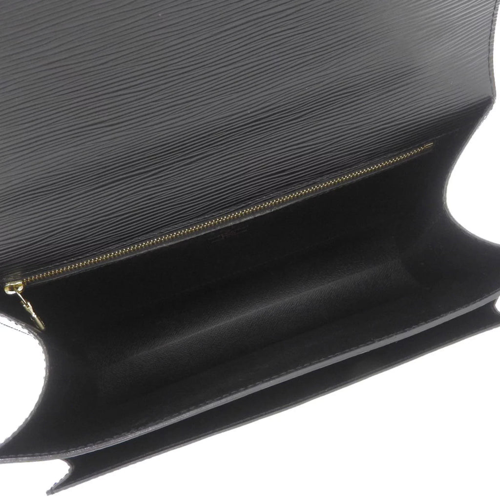Authenticated Used Louis Vuitton LOUIS VUITTON Epi Monceau 2WAY Bag Noir M52122