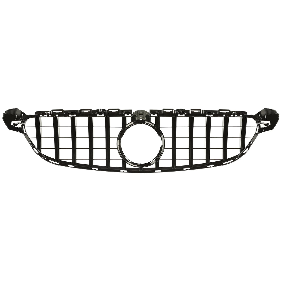Kojem Front Bumper Grille for 2015 2016 2017 2018 Mercedes Benz W205 C63 AMG S Dark Painted for Both with Or without Camera Model Cover