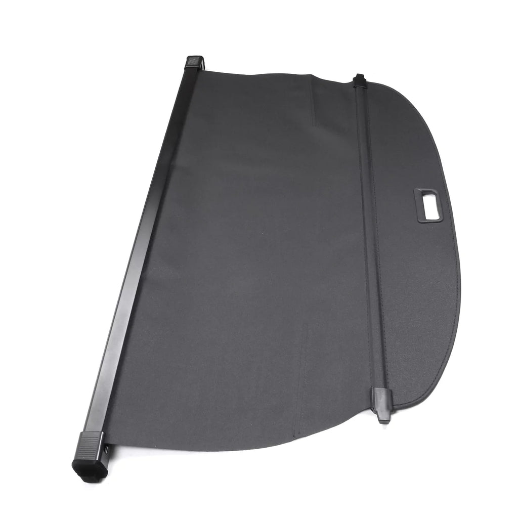 Ikon Motorsports Cargo Cover Compatible With 2021-2023 Nissan Rogue All Models Plastic & Aluminum Rod Dark Security Rear Trunk Cover Security Retractable Shield