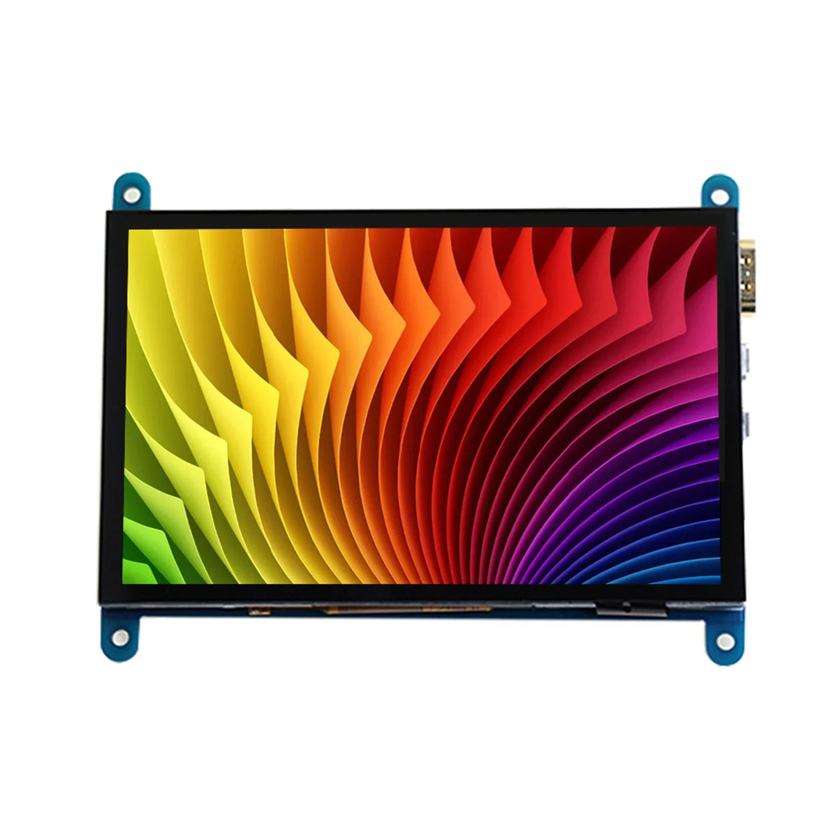 Walmeck 5 Inch Capacitive Touchscreen Display 800*480 Resolution Small Portable with USB Interface Compatible with Raspberry Pi Tool
