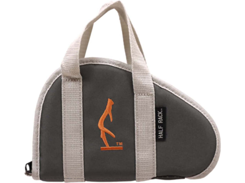 HALF RACK Wildcat Handgun Case, Dark Grey/Light Grey/Orange, Small