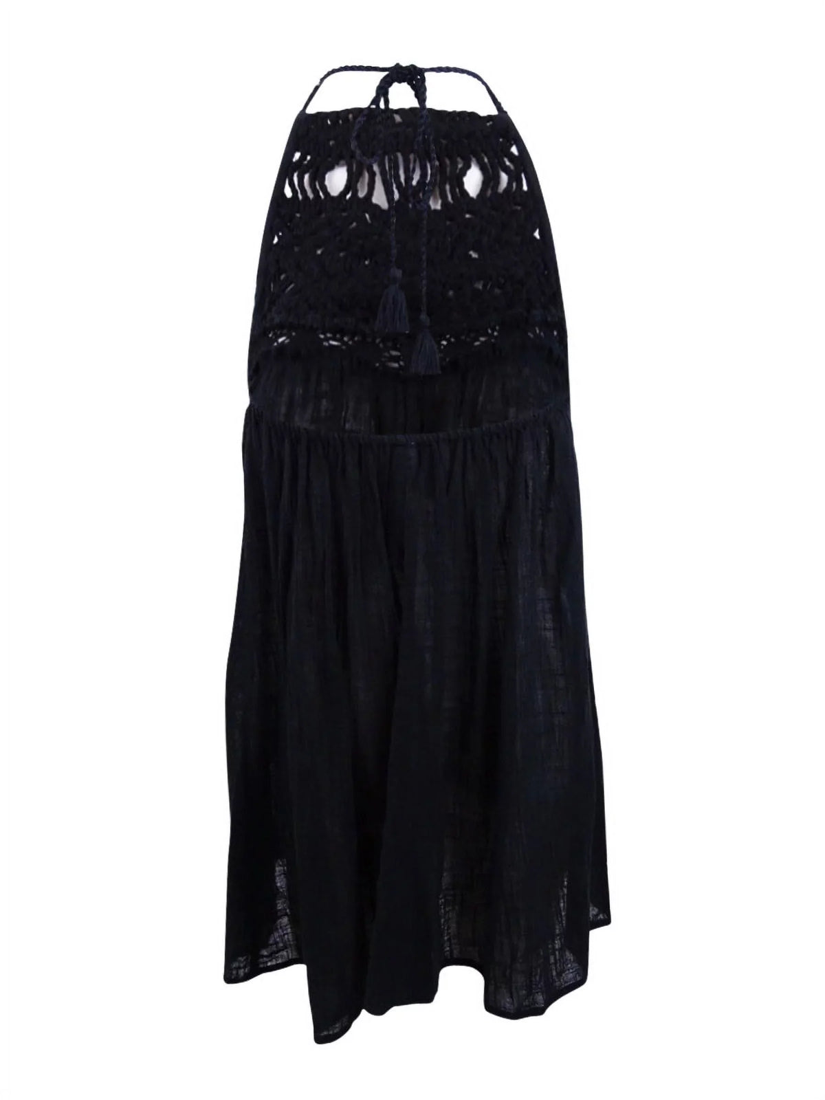 Polo Ralph Lauren Women's Crocheted Halter Cover-Up (S, Dark