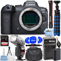 EOS R6 Mirrorless Digital Camera (Body Only) + EXT BATT + 128GB Bundle