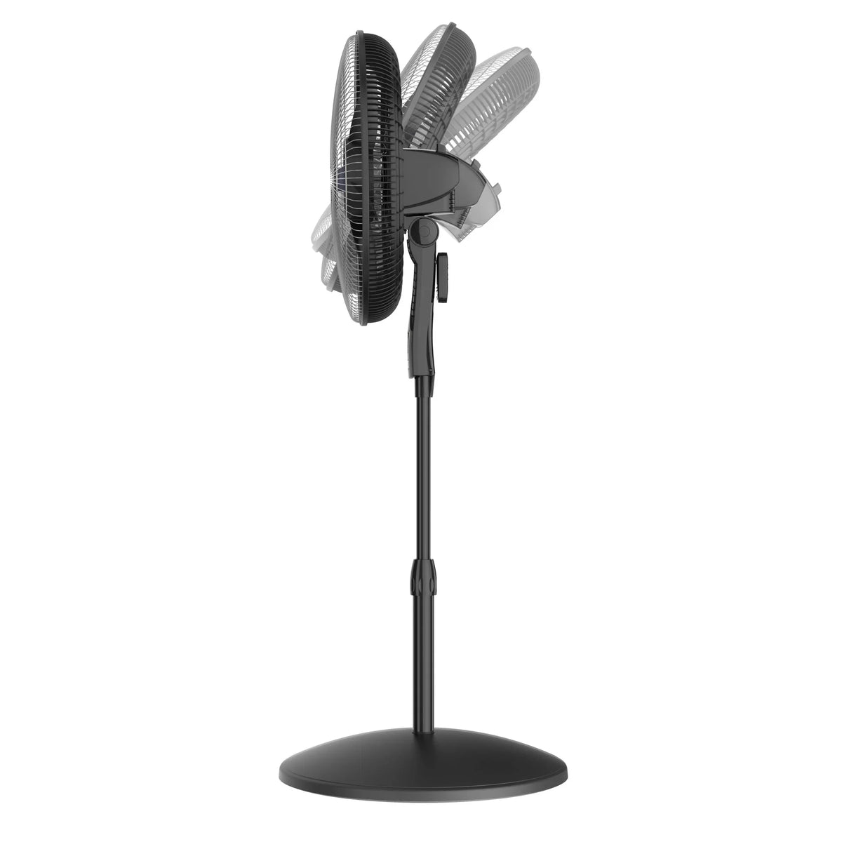 Lasko Cyclone Max 18" 4-Speed Large Room Pedestal Fan with Remote, 53" H, Dark S18605, New