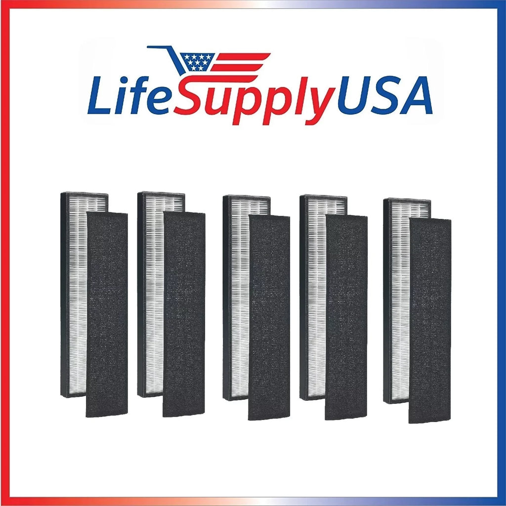 6 Pack True HEPA Replacement Filter for GermGuardian FLT5000/FLT5111 AC5000 Series, Filter C