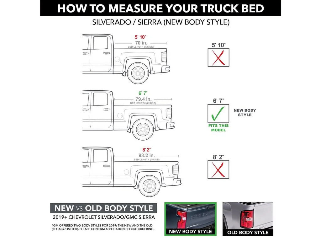 BAK by RealTruck Revolver X4s Hard Rolling Truck Bed Tonneau Cover | 80131 | Compatible with 2019 - 2023 Chevy/GMC Silverado/Sierra, works w/ MultiPro/Flex taiate 6' 7" Bed (79.4")