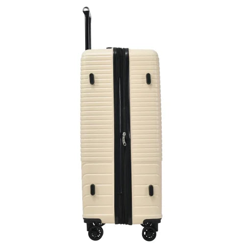 Zateety Hardshell Luggage Sets 3 Piece double spinner 8 wheels Suitcase with TSA Lock Load 20''24''28''