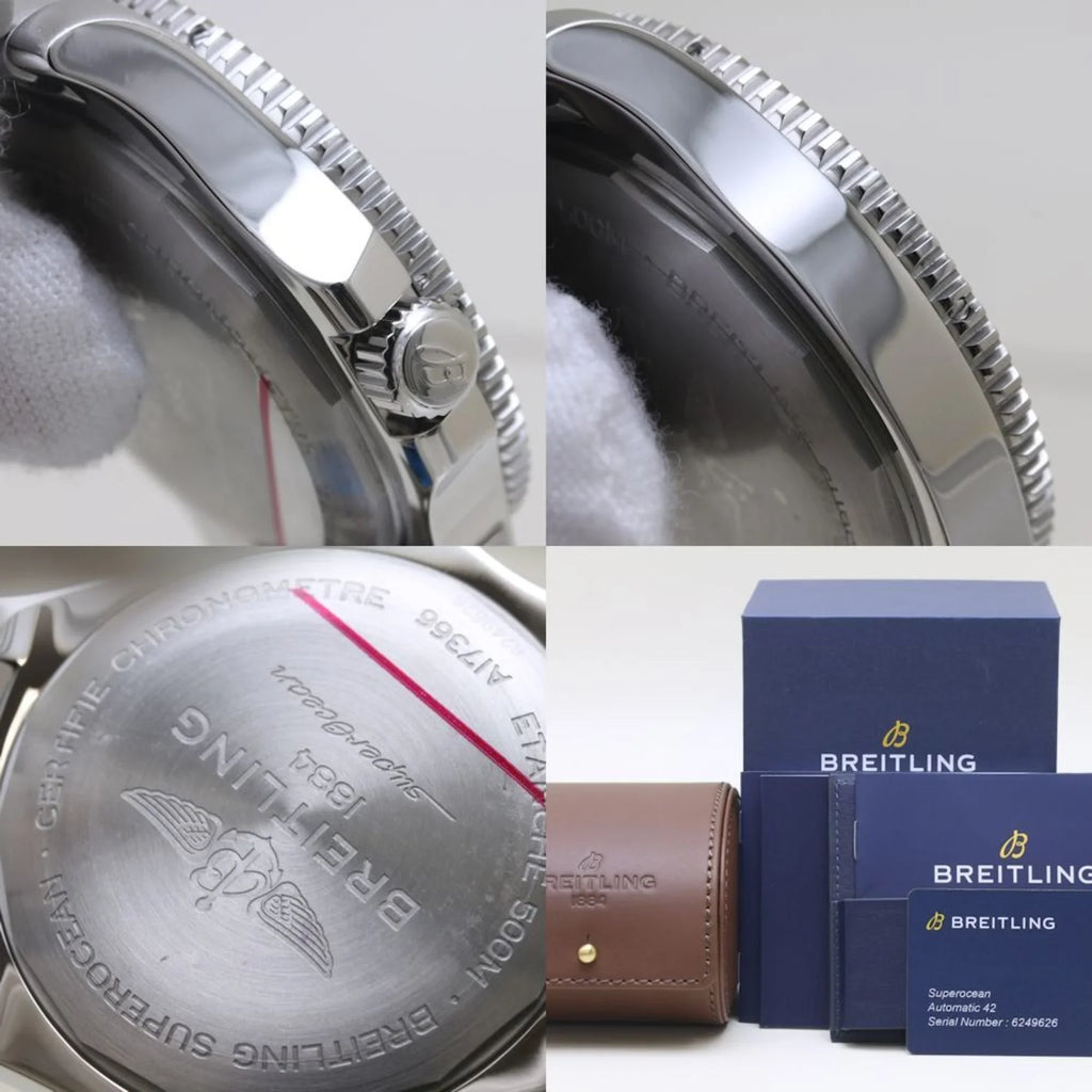 Pre-Owned BREITLING Super Ocean 42 A17366021B1A1 Stainless Steel Men's 39203 (Good)