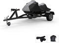Weatherproof Jet Ski Covers for SEA DOO 3D Premium 2004-2005 - Ebony Color - All Weather - Trailerable - Protects from Rain, Sun, UV Rays, and More! Includes Trailer Straps and Storage Bag