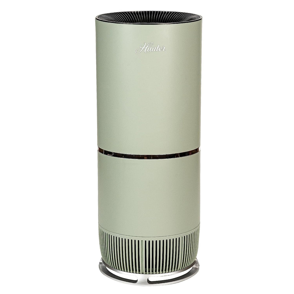 Open Box HUNTER True HEPA Air Purifier for Allergies Digital Tall Tower 670SG - SAGE