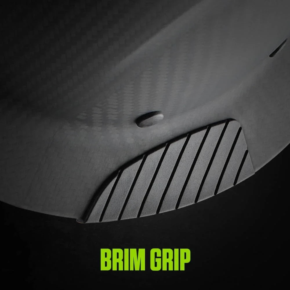 Lift Safety Hard Hat Dax Matte Ebony Carbon Fiber Cap Style