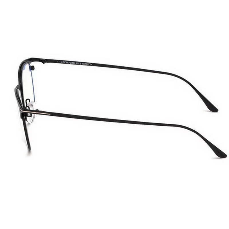 Eyeglasses Tom Ford FT 5549 -B 002 Matte Ebony Enamel, / Blue Block Lenses
