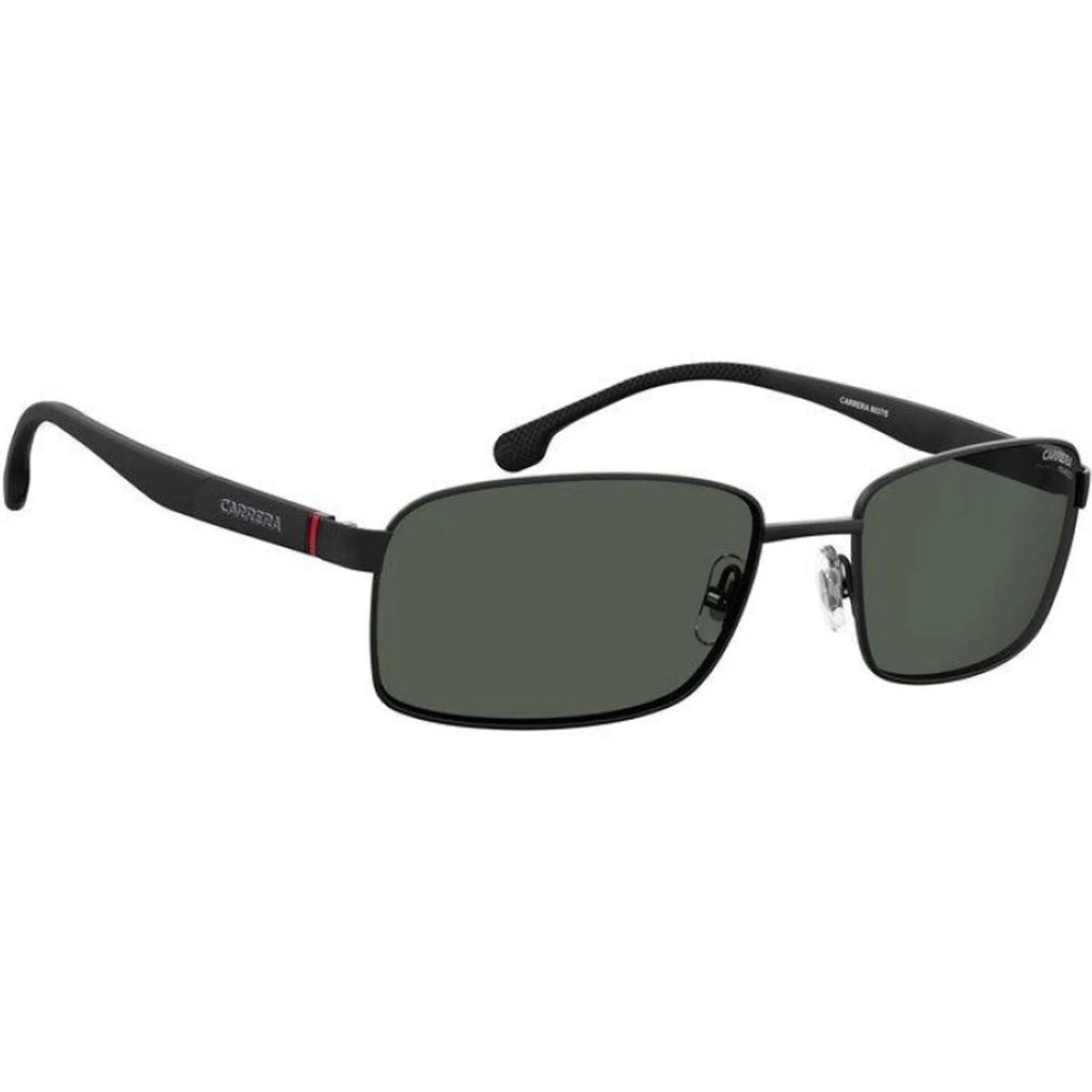 Carrera Men's 8037/S Rectangular Sunglasses, Jet Gray, 58mm, 18mm