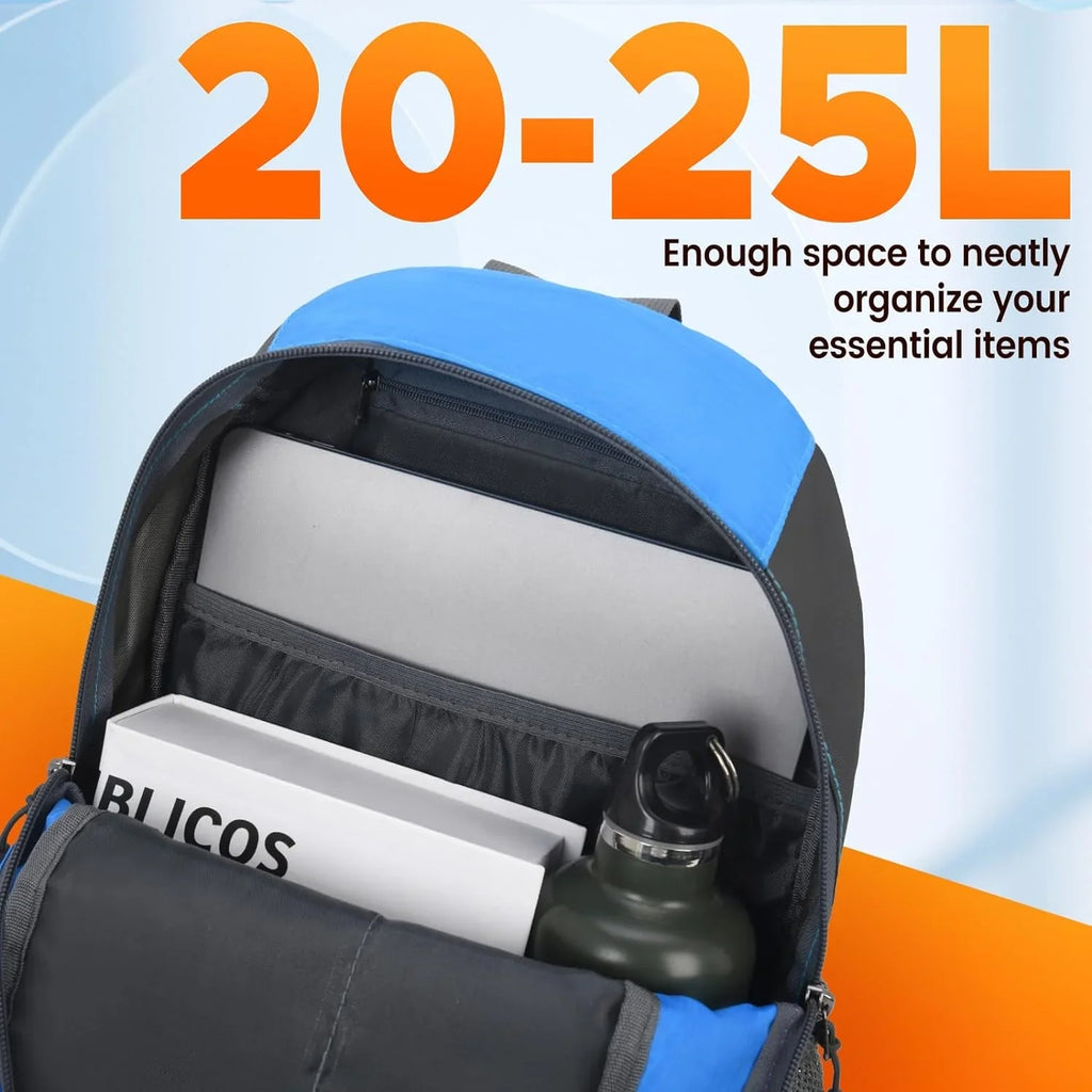 sunhiker Cycling Hiking Backpack Water Resistant Travel Backpack Mass SMALL Daypack M0714 Small Blue