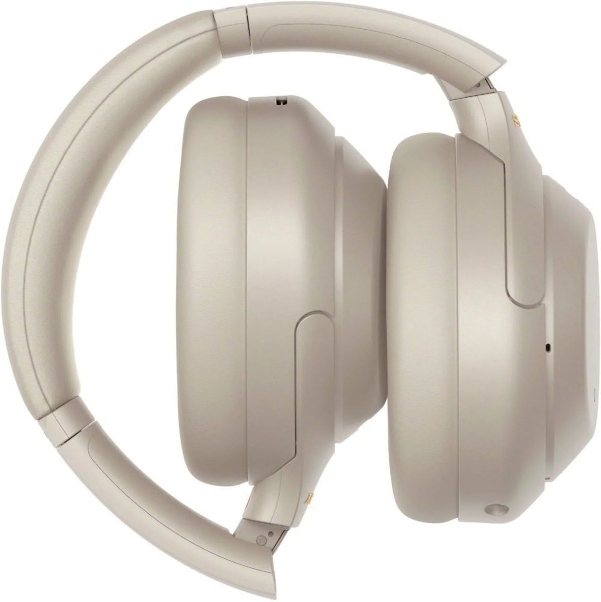 WH-1000XM4 Wireless Noise-Canceling Over-Ear Headphones (Silver WH1000XM4) Bundle + Wall Charger with USB Type-C Cable