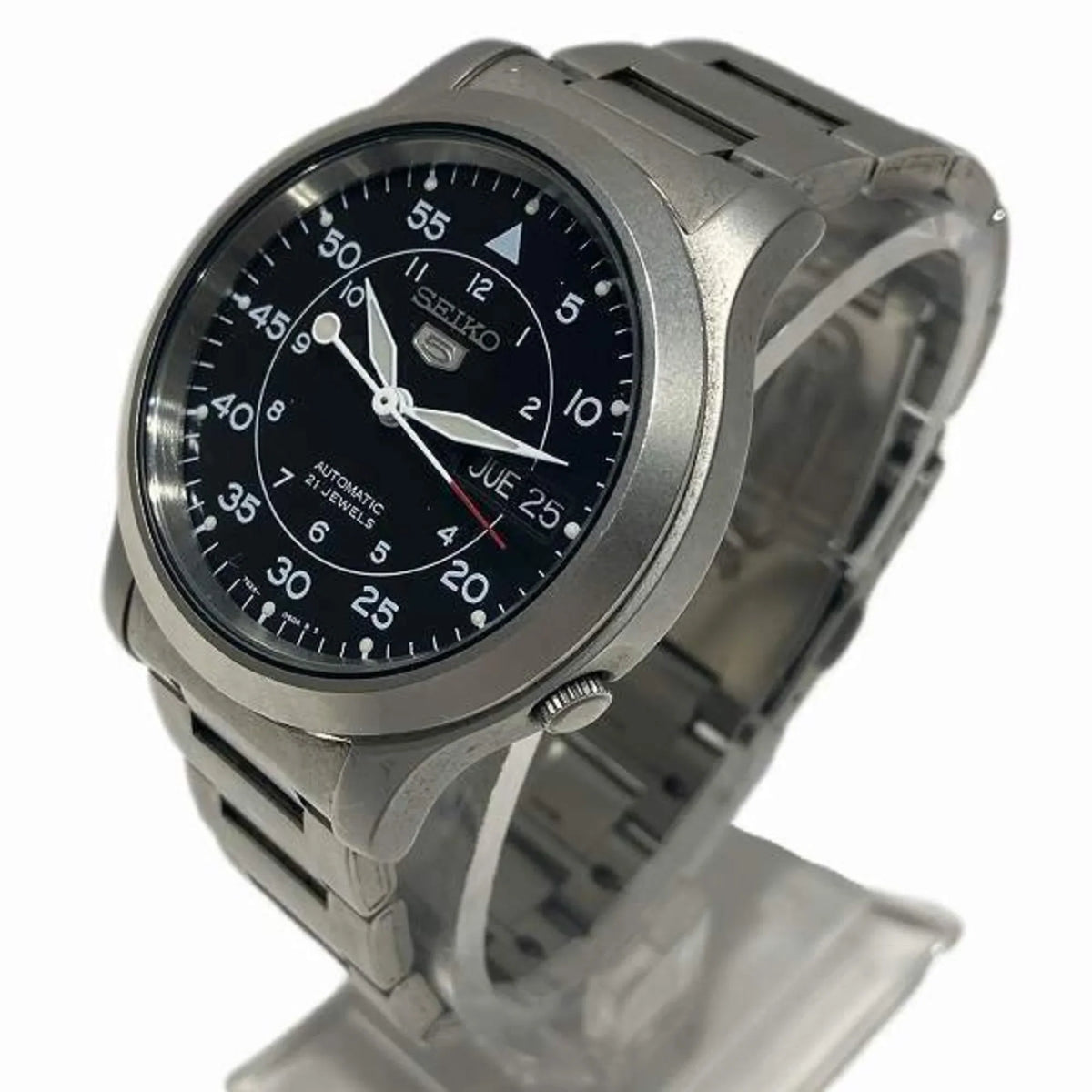 Pre-Owned 5 7S26-02J0 Automatic 21 JEWELS Watch Men's (Good)
