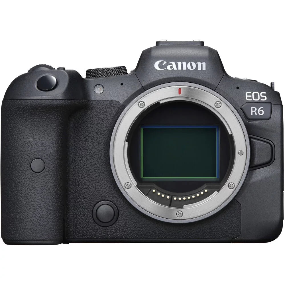 EOS R6 Mirrorless Digital Camera (Body Only) + EXT BATT + 128GB Bundle