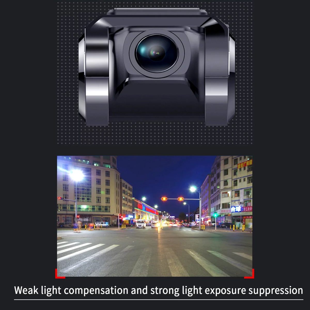 USB DVR Dash Cam Android Player ADAS G-sensor Cycle Recording Motion Detection