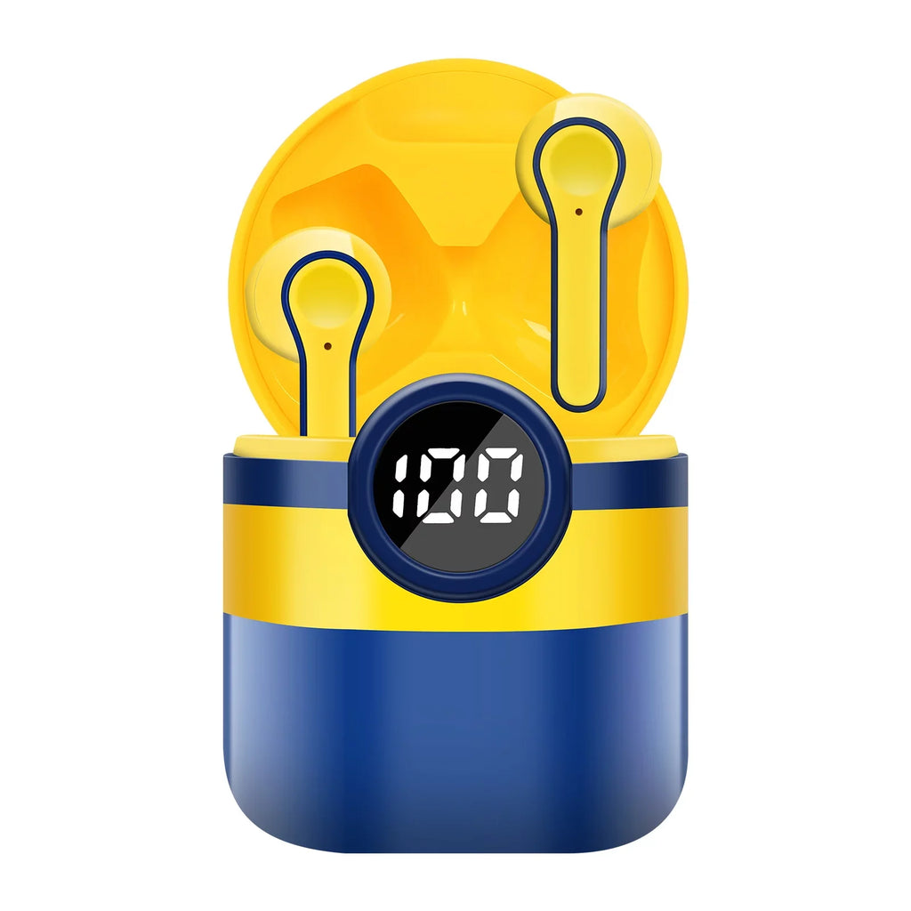 UrbanX Q350 Wireless Earbuds in Ear Bluetooth Headphones For Smoke with Microphone & Digital Display IPX7 Waterproof Deep Bass Bluetooth Earbuds for Sports Work & Music.