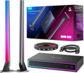 Govee AI Gaming Sync Box Kit, with Light Bars And Monitor Back Light, HDMI2.0 4K Gaming Box, RGBIC LED Light Strip for 27-34 inch Monitors, Works with Alexa, Assistant, and CEC, 3 HDMI In 1 Out