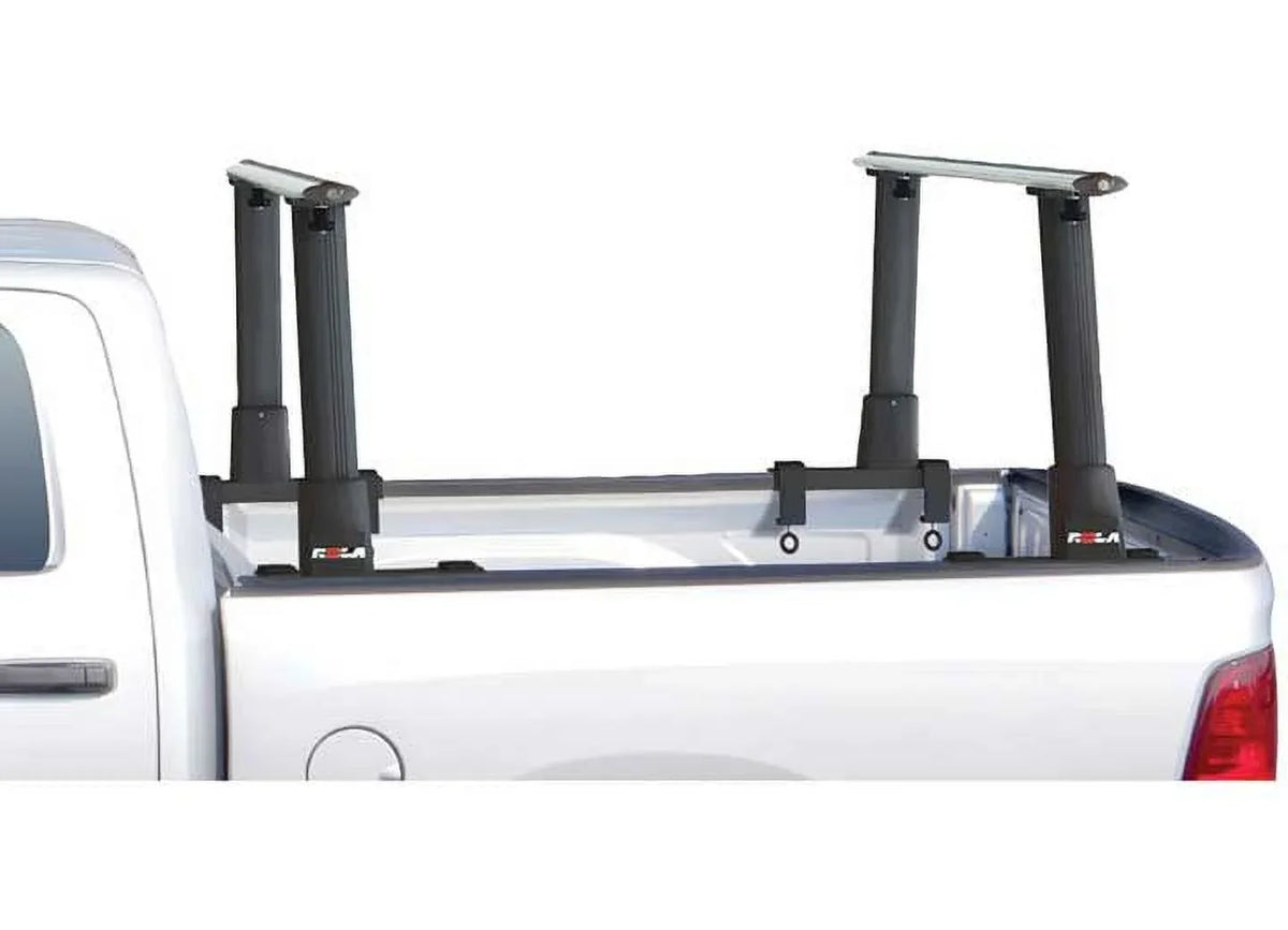 Draw-Tite 59742 Dark ALUMINUM REMOVABLE TRUCK BED RACK 400LB CAPACITY NO DRILL MOUNT