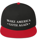 Make America Goth Again Hat (Flat Bill), Ebony Hat