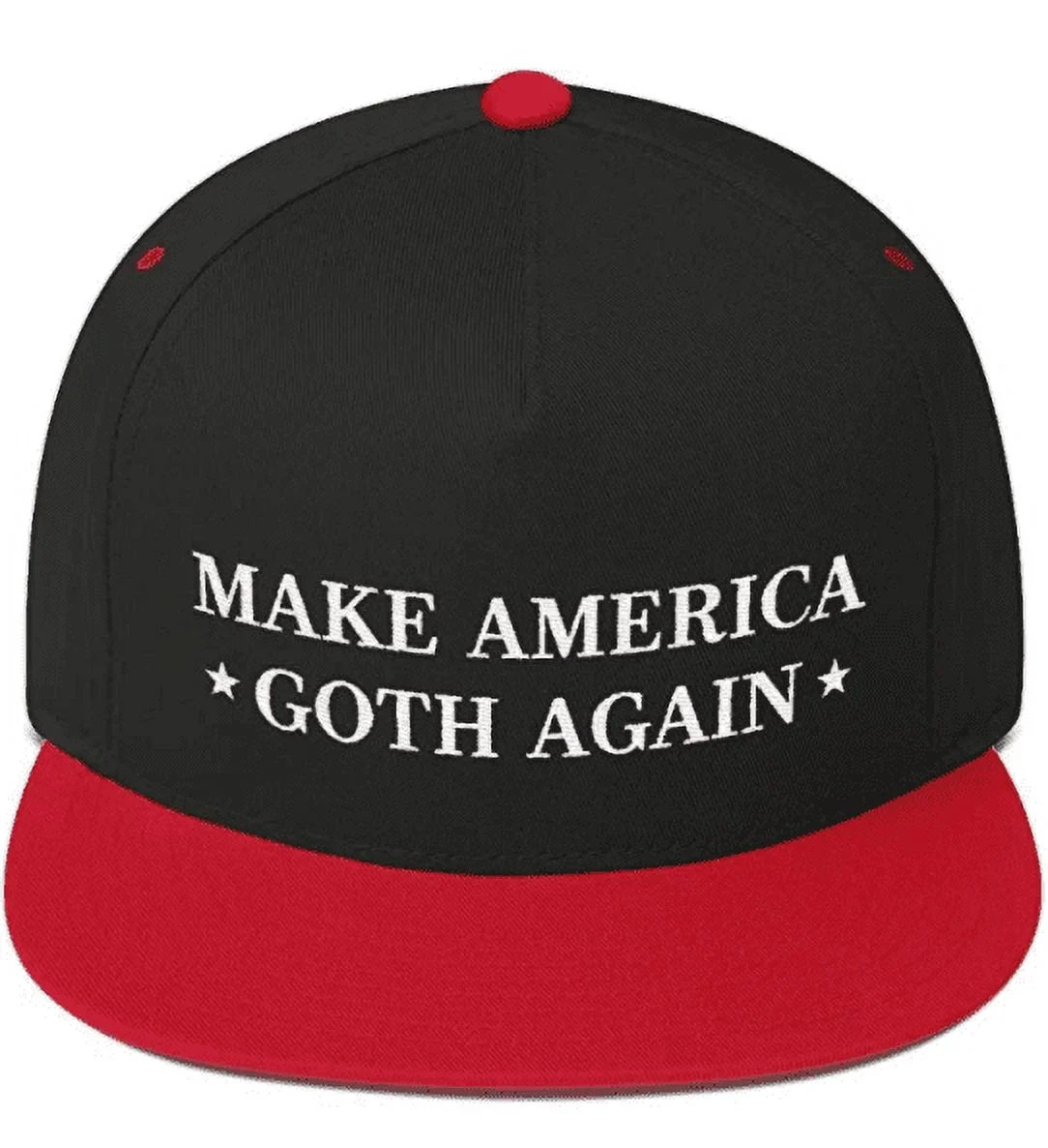 Make America Goth Again Hat (Flat Bill), Ebony Hat
