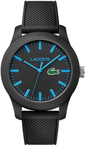 Lacoste Men's Dark L1212 Silicone Strap Watch 2010791