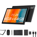 Coopers 2 in 1 Tablet, 10 inch Android 11 Tablet with Keyboard 4GB+64GB+512GB Expandable Dual Camera, WiFi, Bluetooth, Long Battery Life, Certified Tablet PC