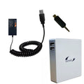 Gomadic High Capacity Rechargeable External Battery Pack suitable for the Xperia X Compact - Portable Charger with TipExchange Technology