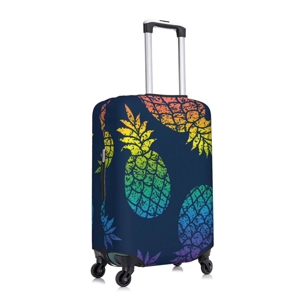 Ocsxa Travel Dust-Proof Suitcase Cover Abstract Bright Pine Fruit Retro Print Luggage Cover Protector For 18-32inch