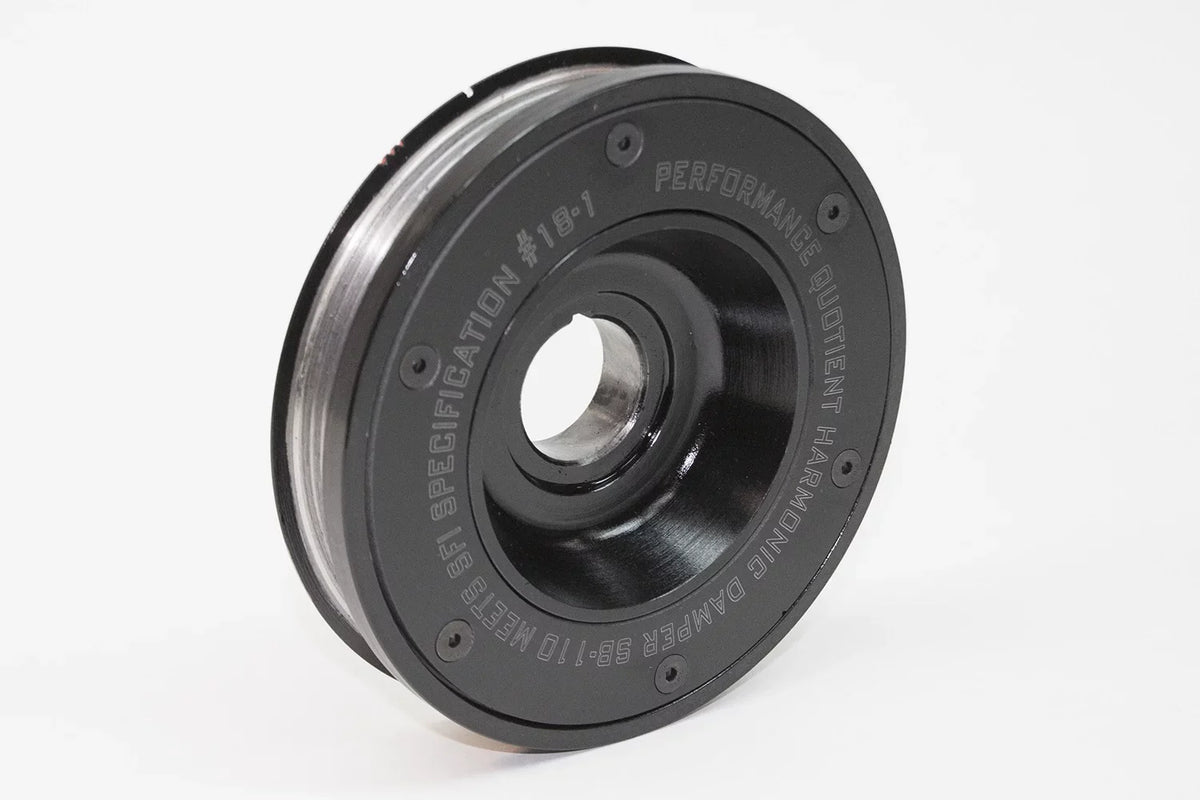 Prw Industries 2411040 Pqx Sfi Rated Racing Steel Damper Fits select: 2000 HONDA CIVIC SI/SIR, 1999 HONDA CIVIC SI