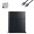 PlayStation 4 500GB Only Jet Gaming Console with HDMI Cable BOLT AXTION Bundle Used